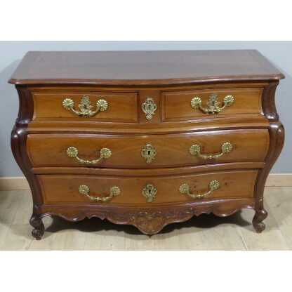 Commode Bordelaise d'époque Louis XV, Acajou Massif XVIII ème Siècle – Image 22