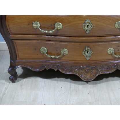 Commode Bordelaise d'époque Louis XV, Acajou Massif XVIII ème Siècle – Image 23