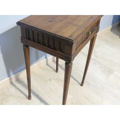 Petite Table Volante De Salon Ou De Chevet En Noyer, époque Louis XVI, Fin XVIII ème Siècle – Image 5