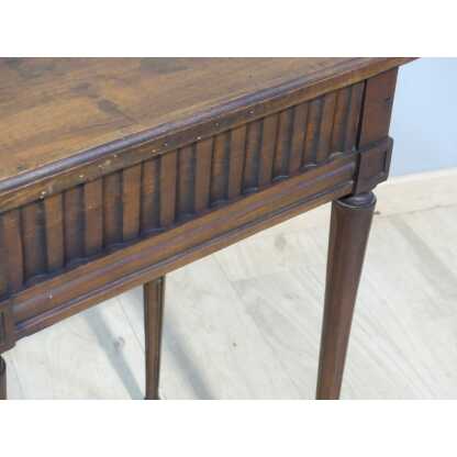 Petite Table Volante De Salon Ou De Chevet En Noyer, époque Louis XVI, Fin XVIII ème Siècle – Image 3