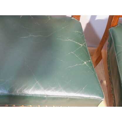 4 Chaises à La Marine En Acajou Et Cuir d'époque Directoire, époque fin XVIII ème – Image 15