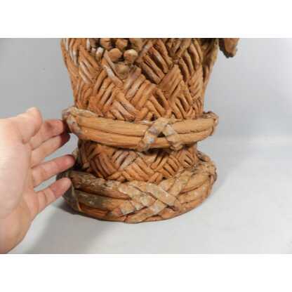 Ornement En Terre Cuite Corbeille De Fruits Et Fleurs Décoration De Jardin, époque Début XX ème – Image 12