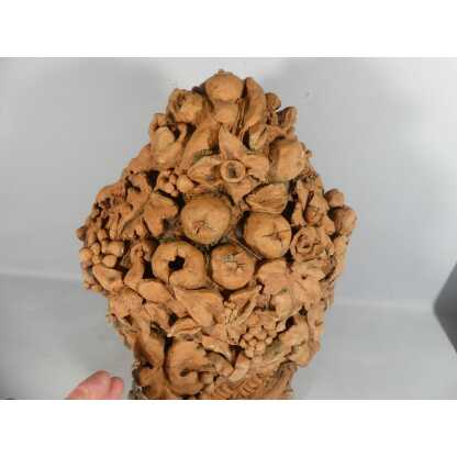 Ornement En Terre Cuite Corbeille De Fruits Et Fleurs Décoration De Jardin, époque Début XX ème – Image 8
