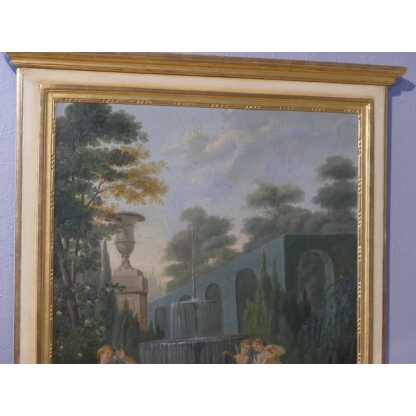 Trumeau Néoclassique, Scène Aux Nymphes Et Angelots époque XIX ème – Image 6