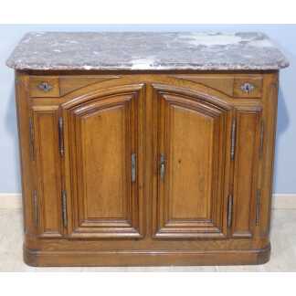 112 Cm! Estampille Lerat, Tout Petit Buffet De Chasse Louis XIV, époque XVIII ème Siècle