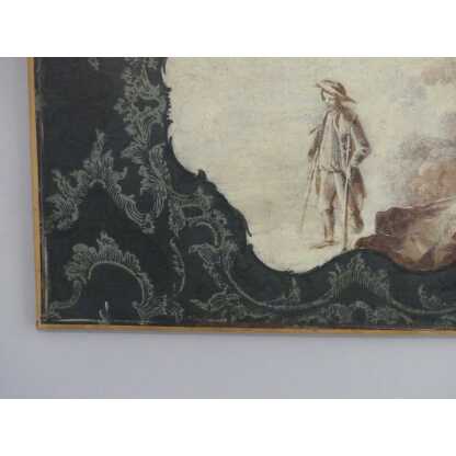Tableau De Boiserie Ou De Trumeau, Huile Sur Toile XVIII ème – Image 8