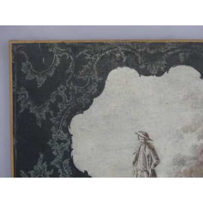 Tableau De Boiserie Ou De Trumeau, Huile Sur Toile XVIII ème – Image 7
