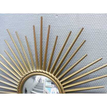 Chaty Vallauris, Miroir Soleil Sorcière En Fer Doré, 51 Cm – Image 8