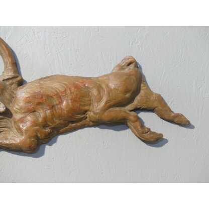 Sanglier Au Cor De Chasse, Sculpture Cynégétique En Terre Cuite, époque XIX ème – Image 4