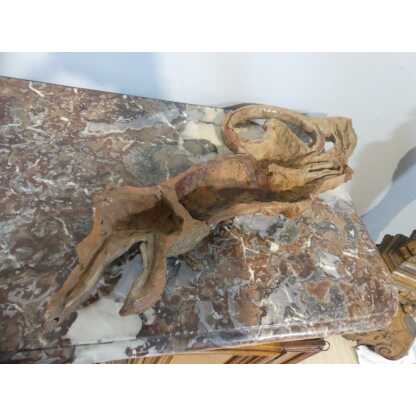 Sanglier Au Cor De Chasse, Sculpture Cynégétique En Terre Cuite, époque XIX ème – Image 8