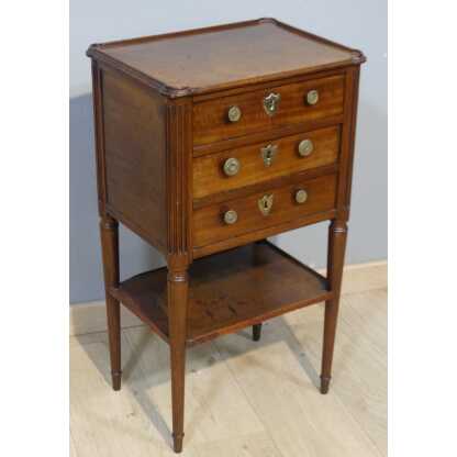 Table Chiffonnière En Acajou d'époque Louis XVI, Fin XVIII ème Siècle – Image 2