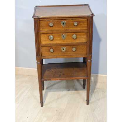 Table Chiffonnière En Acajou d'époque Louis XVI, Fin XVIII ème Siècle – Image 7