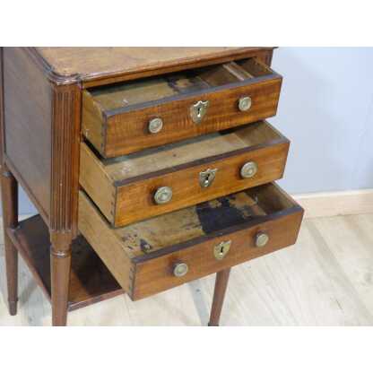 Table Chiffonnière En Acajou d'époque Louis XVI, Fin XVIII ème Siècle – Image 3