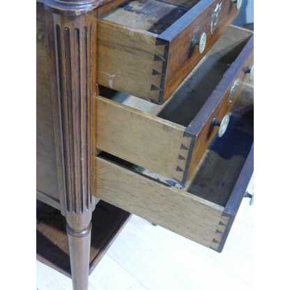 Table Chiffonnière En Acajou d'époque Louis XVI, Fin XVIII ème Siècle – Image 5