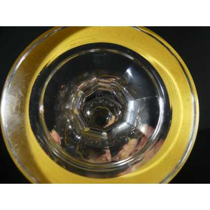 Saint Louis Thistle Pompei, Grand Vase Balustre En Cristal Incrusté d'Or – Image 7