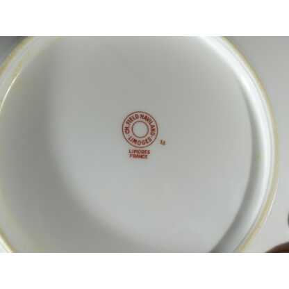 Charles Field Haviland Forme Mozart Doré, Service 12 Personnes Porcelaine De Limoges – Image 11