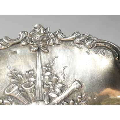 41.5 cm de haut! paire de grands vases en argent massif, 2.45 kg Belle époque 1900 Louis XVI – Image 7