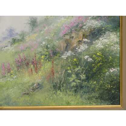 Gaston Thiery (1922-2013), fleurs des champs, tableau huile sur toile école de Crozant – Image 7
