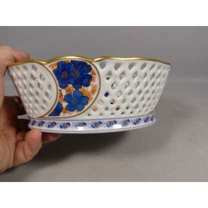 Haviland Dammouse, corbeille ajourée centre de table en porcelaine de Limoges – Image 9