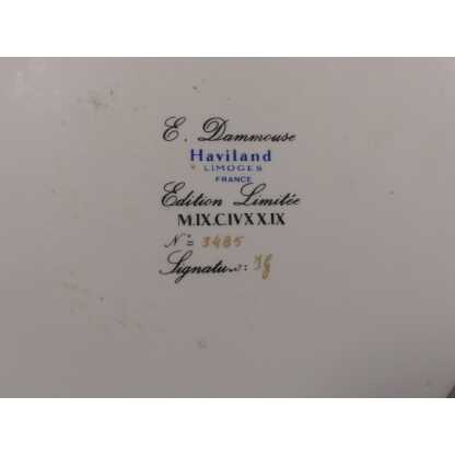 Haviland Dammouse, corbeille ajourée centre de table en porcelaine de Limoges – Image 6