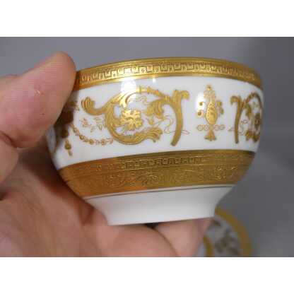 Haviland Impérator, tasse à thé en porcelaine incrustation d'or – Image 2