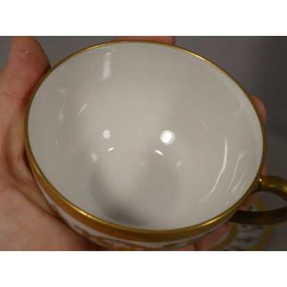 Haviland Impérator, tasse à thé en porcelaine incrustation d'or – Image 7