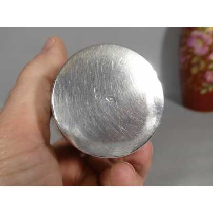 Grande timbale en argent massif décor ciselé de feuillages et oiseaux, époque fin XIX ème – Image 3