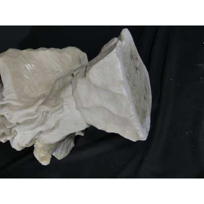Elégie par Alfred Jean Foretay, sculpture en marbre blanc d'une jeune femme, Art Nouveau – Image 16