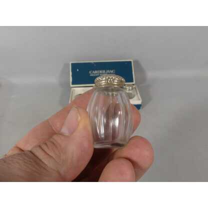 Cardeilhac, 4 salerons en argent massif et verre – Image 3