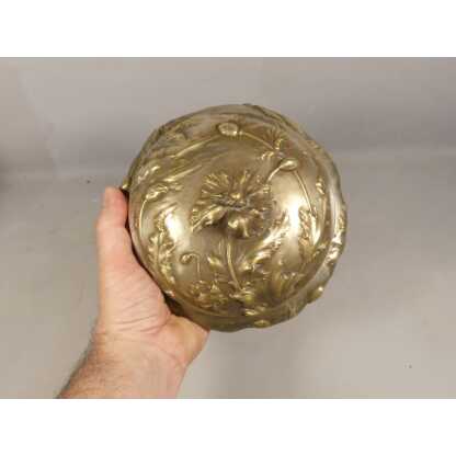 Lerolle Frères, coffret aux pavots en bronze double patine doré argenté, Napoléon III – Image 2