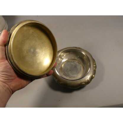 Lerolle Frères, coffret aux pavots en bronze double patine doré argenté, Napoléon III – Image 9