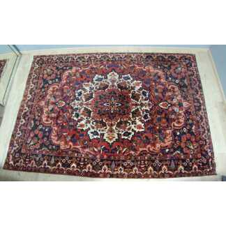 3.05m*2.16m, grand tapis persan en laine vintage des années 70 Bakthiar