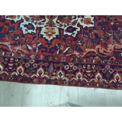 3.05m*2.16m, grand tapis persan en laine vintage des années 70 Bakthiar – Image 7