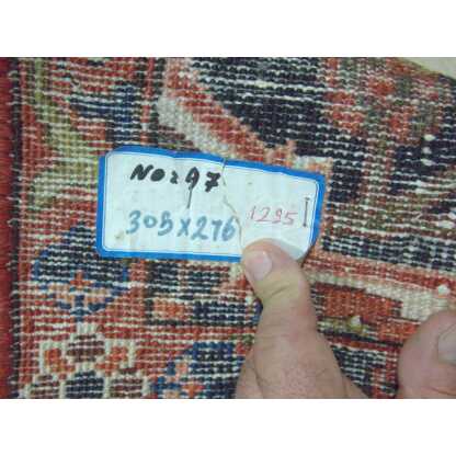 3.05m*2.16m, grand tapis persan en laine vintage des années 70 Bakthiar – Image 12