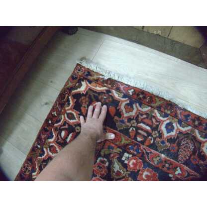 3.05m*2.16m, grand tapis persan en laine vintage des années 70 Bakthiar – Image 9