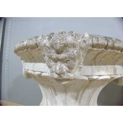 Paire de grands vases de jardin (hauteur 91 cm) en ciment pierre reconstituée Néoclassique – Image 8
