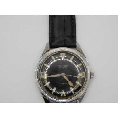 Montre d'homme vintage des années 60 Ed Lambert en acier – Image 3