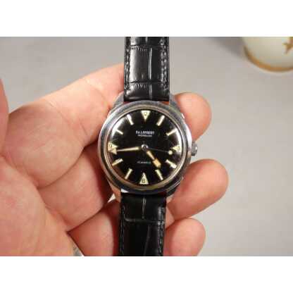 Montre d'homme vintage des années 60 Ed Lambert en acier – Image 7