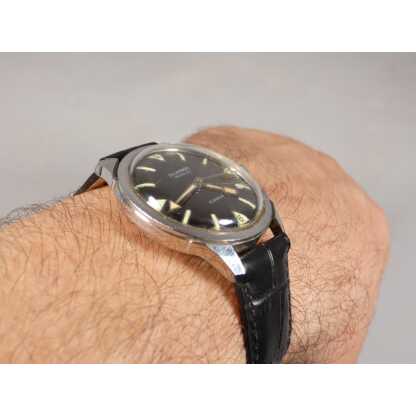 Montre d'homme vintage des années 60 Ed Lambert en acier – Image 5