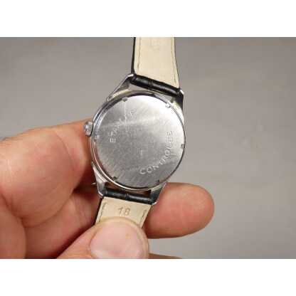 Montre d'homme vintage des années 60 Ed Lambert en acier – Image 4