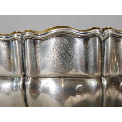 Jardinière centre de table en argent massif style Régence, Allemagne Schmidt Staub Karlsruhe – Image 5