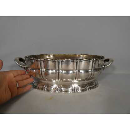 Jardinière centre de table en argent massif style Régence, Allemagne Schmidt Staub Karlsruhe – Image 10