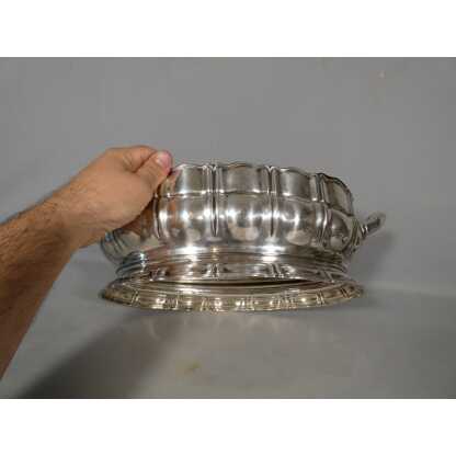 Jardinière centre de table en argent massif style Régence, Allemagne Schmidt Staub Karlsruhe – Image 6