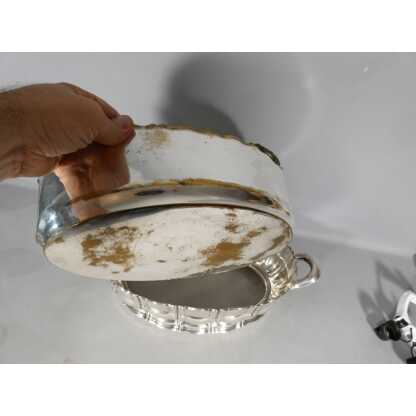 Jardinière centre de table en argent massif style Régence, Allemagne Schmidt Staub Karlsruhe – Image 9