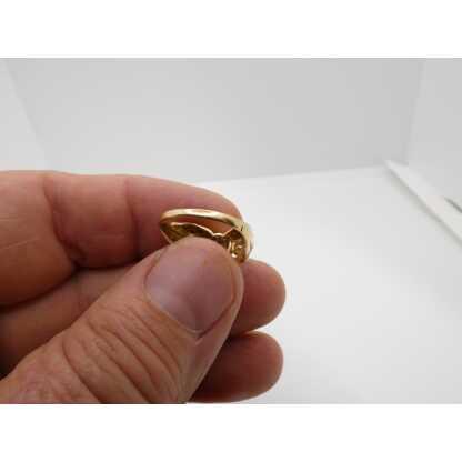 Bague des années 30-40 en or jaune et diamant, taille 53 – Image 8