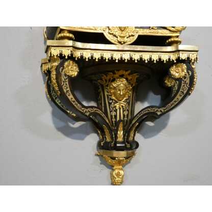 Pendule en cartel d'époque Louis XIV en marqueterie Boulle, horloger Masson à Paris, XVIII ème – Image 27