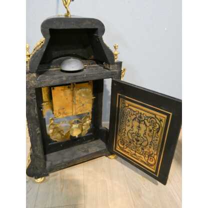 Pendule en cartel d'époque Louis XIV en marqueterie Boulle, horloger Masson à Paris, XVIII ème – Image 8