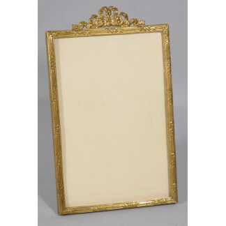 Cadre photo de style Louis XVI en laiton, époque début XX ème