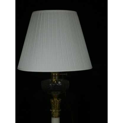 Très grande lampe de style Louis XVI en marbre et bronze, époque XIX ème – Image 13