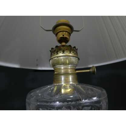 Très grande lampe de style Louis XVI en marbre et bronze, époque XIX ème – Image 5